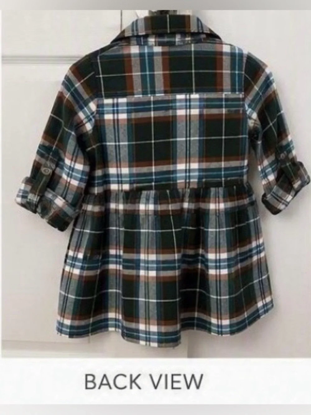 Carter's Toddler Girl 2-Piece Plaid Tunic & Knit Pant Set | Size 4T